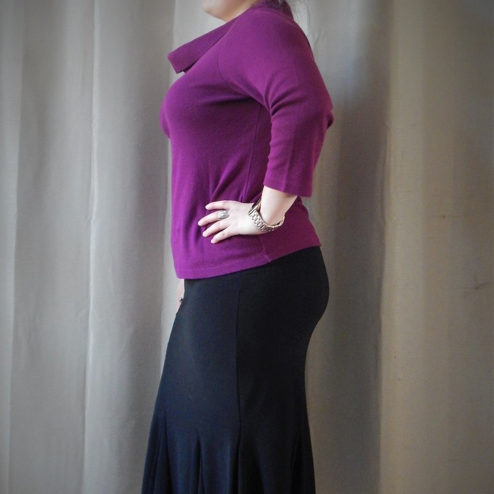 Rafaella women's purple size large top